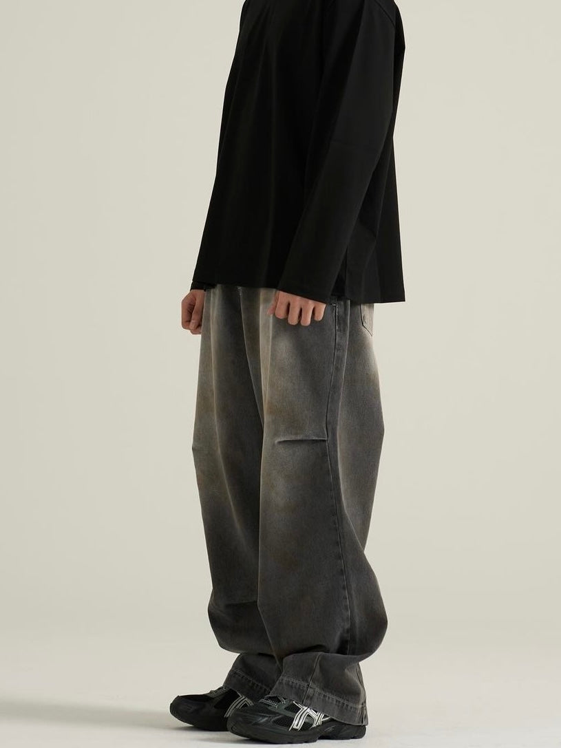 Dirty Washed Dart Jeans