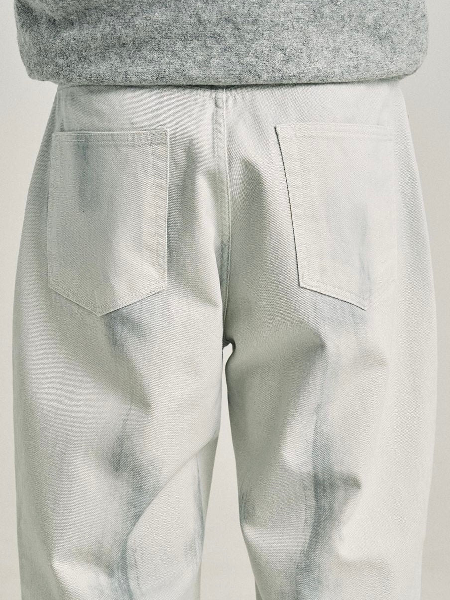 Unique Wash Chino Pants Ice Gray