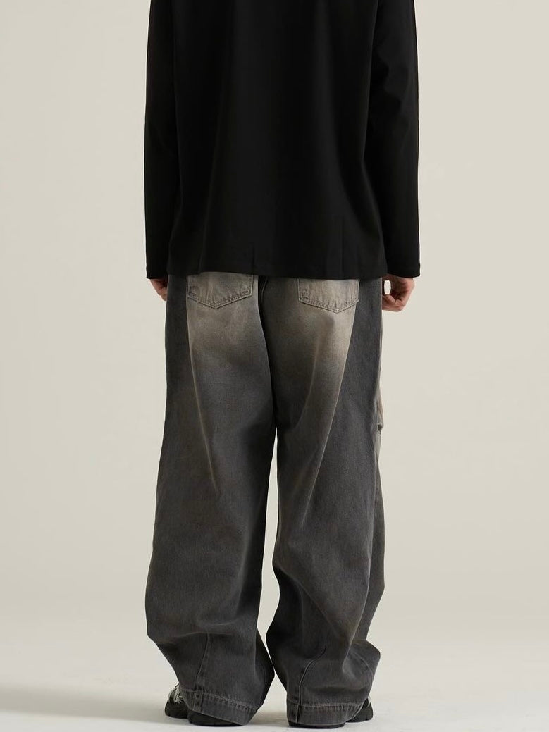 Dirty Washed Dart Jeans