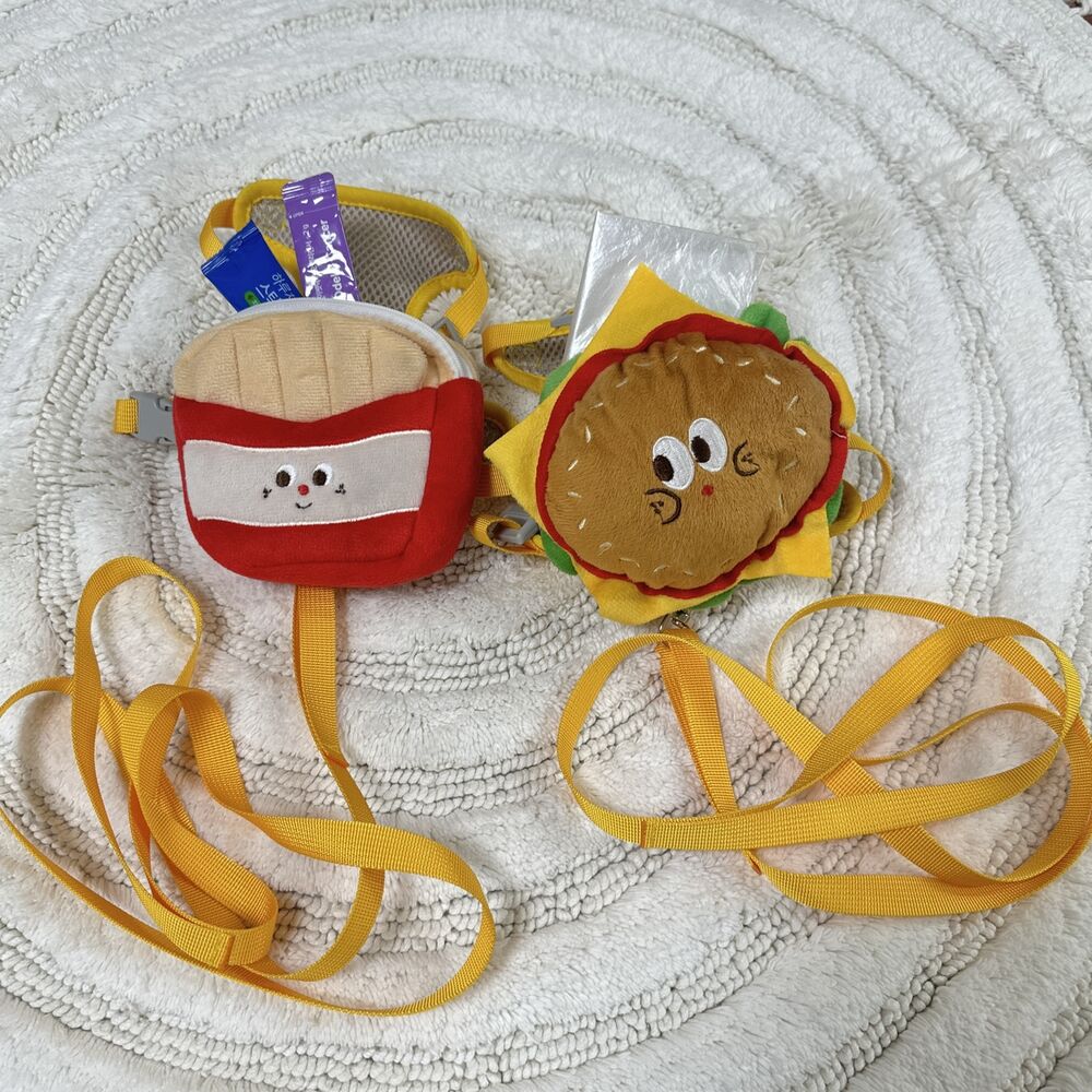 Hamburger & French Fries_harness, bag, leash