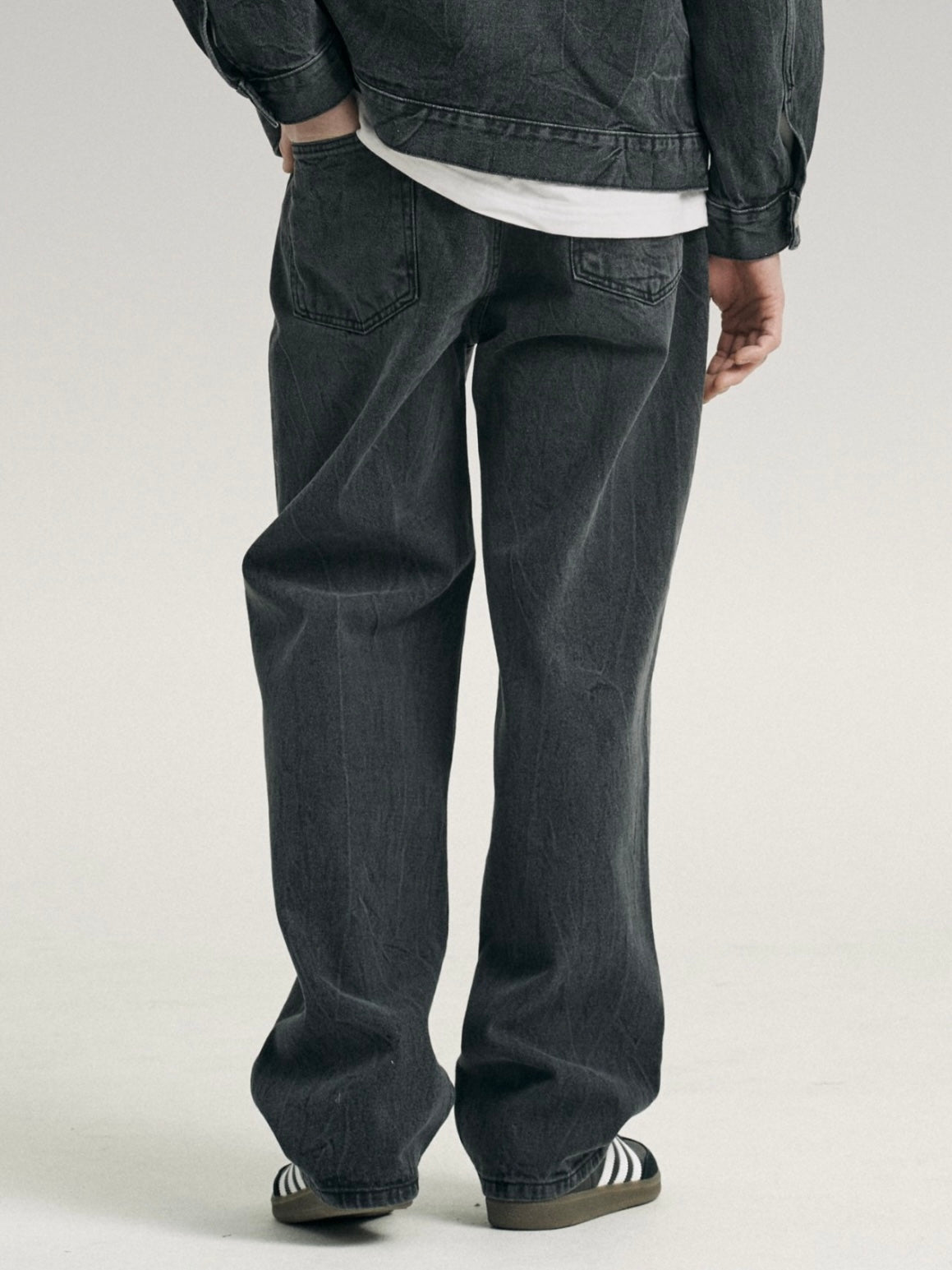 Legacy Straight Black Denim Pants