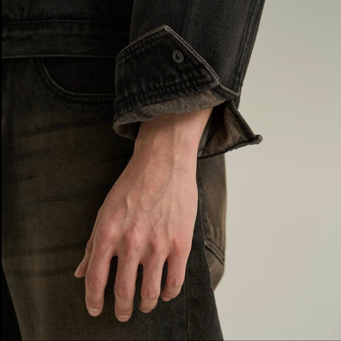 Vintage Fade Straight-Leg Denim Jeans