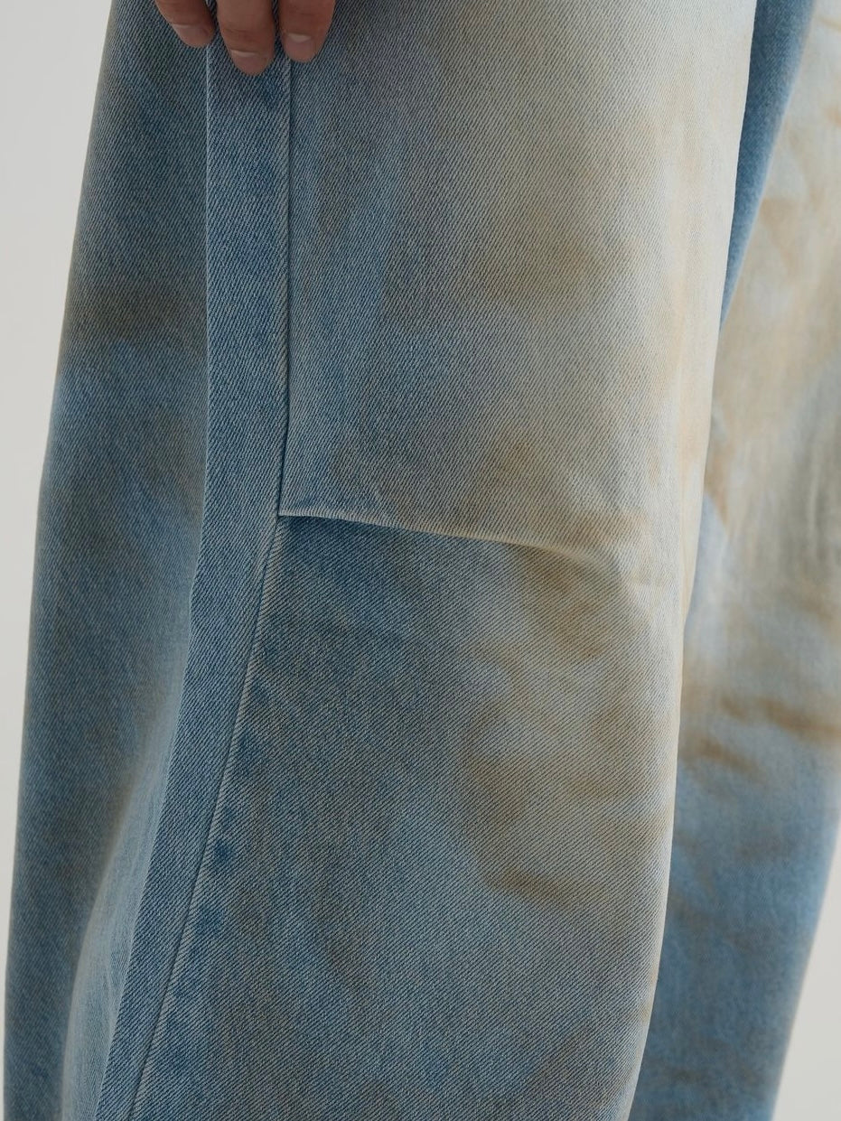 Dirty Washed Dart Jeans