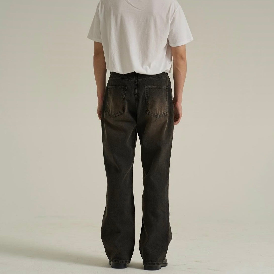Vintage Fade Straight-Leg Denim Jeans