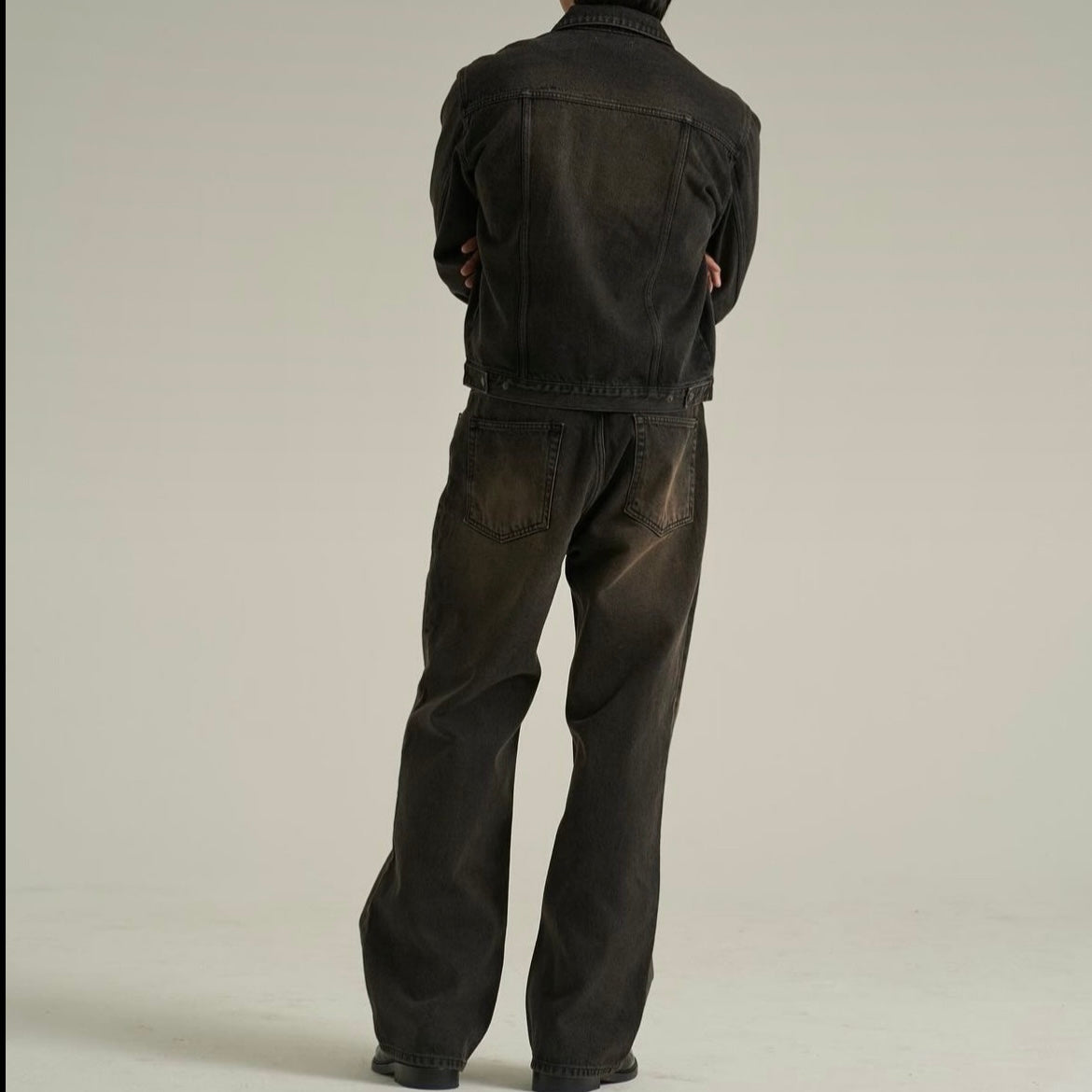 Vintage Fade Straight-Leg Denim Jeans