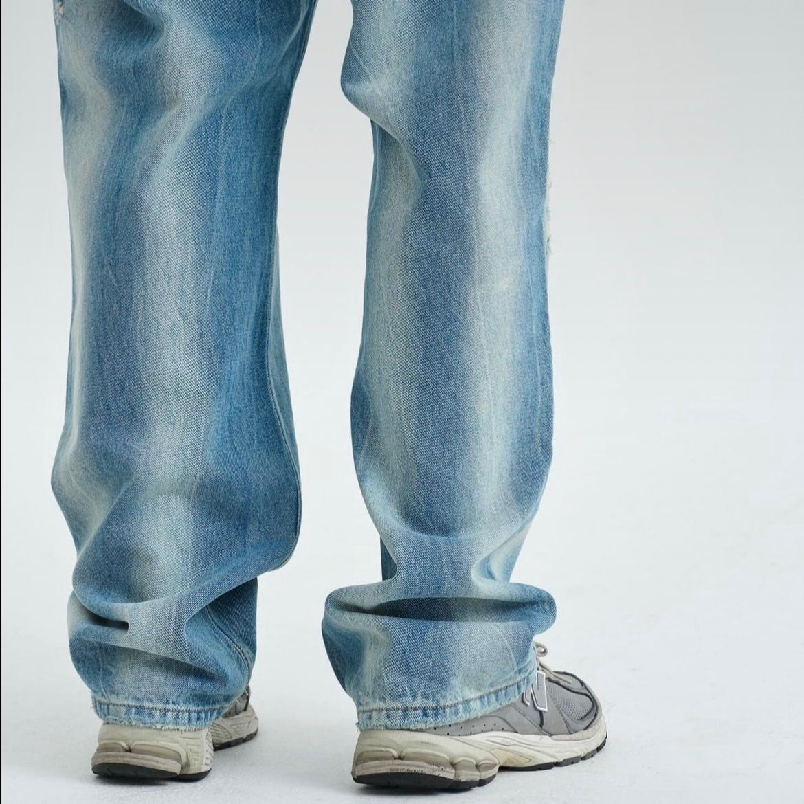 Distressed Relaxed Fit Denim