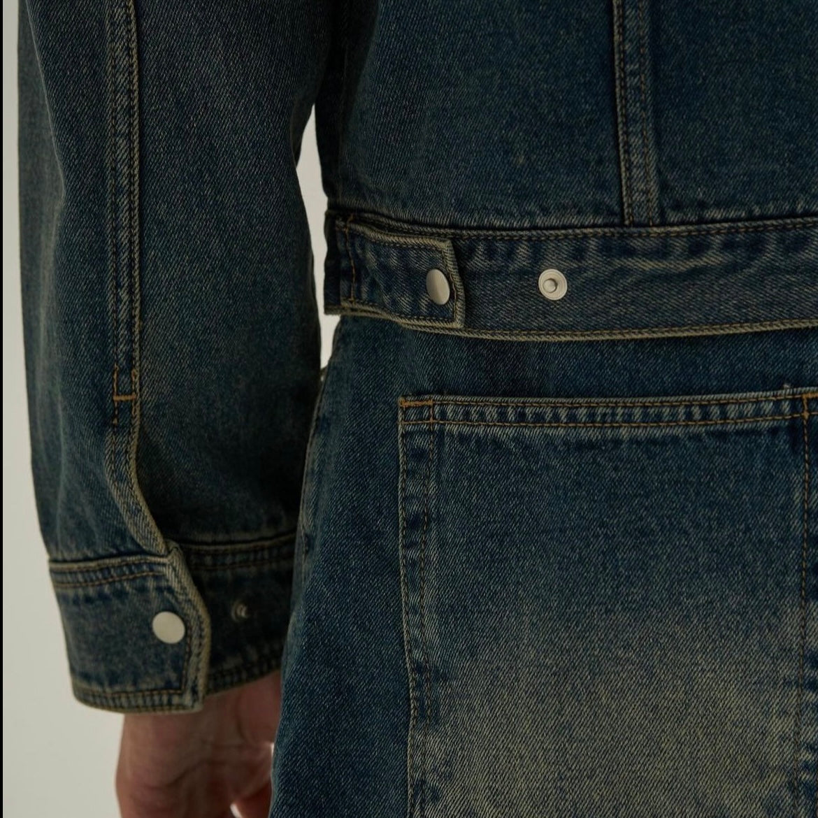 Vintage Fade Straight-Leg Denim Jeans