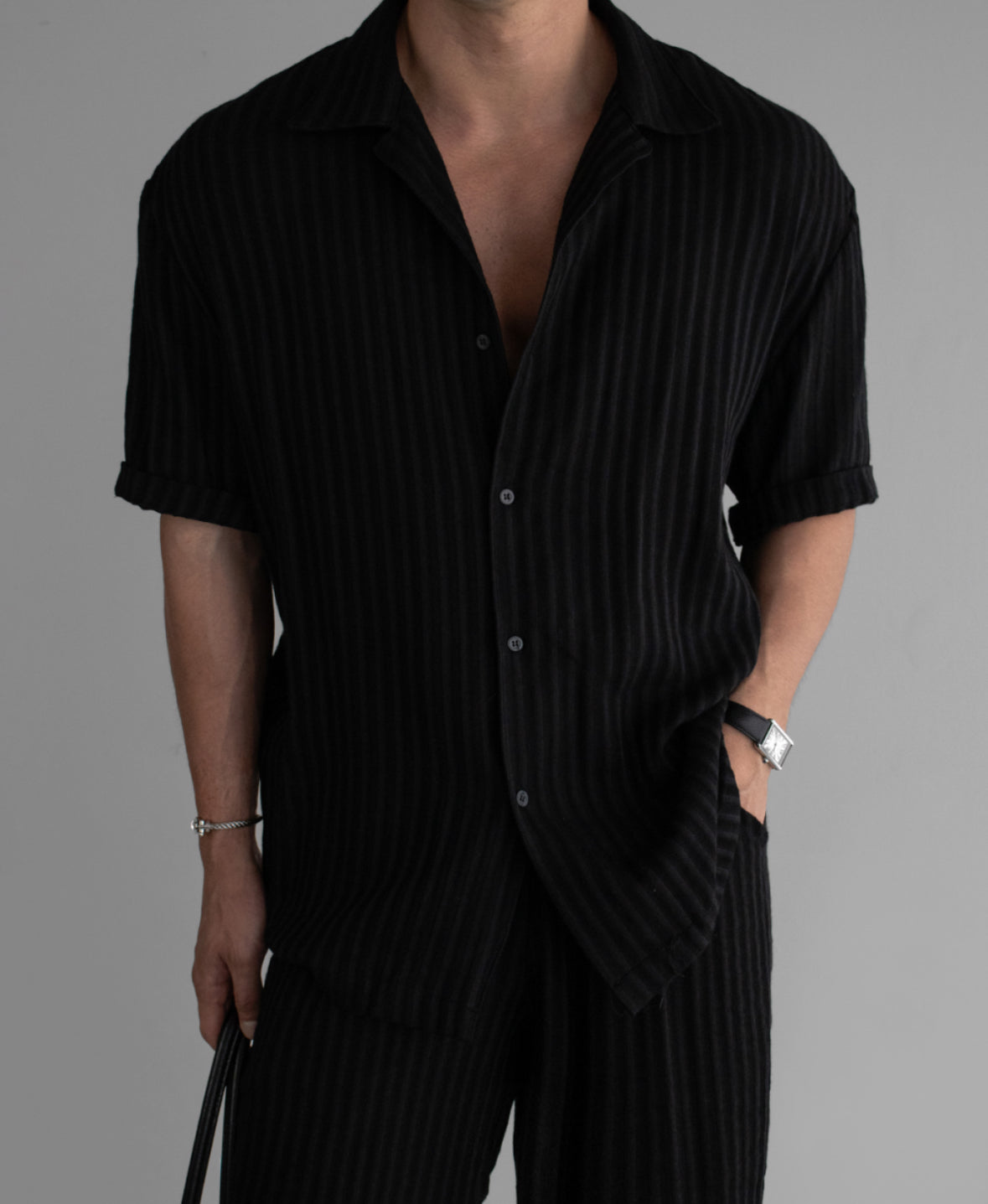 Linen Open Shirt