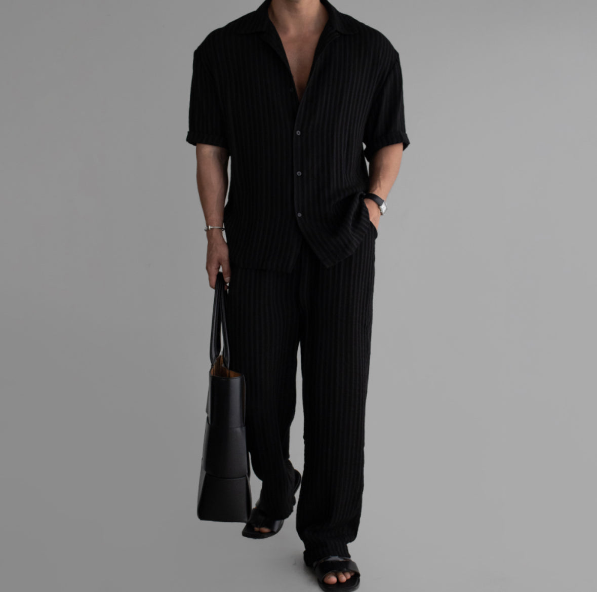 Linen Open Shirt