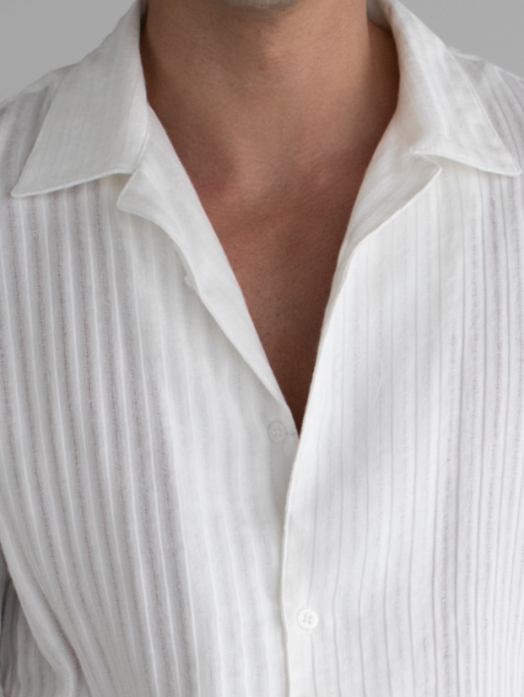 Linen Open Shirt