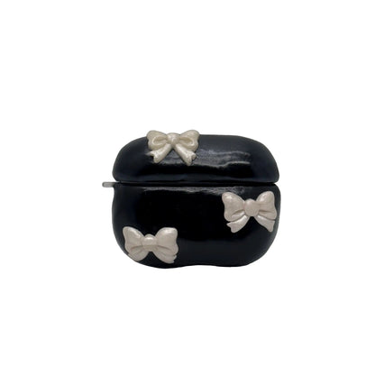 Ribbon Black airpod Case