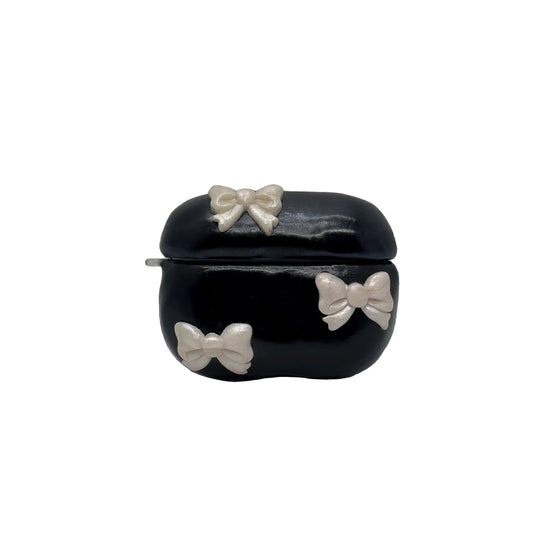 Ribbon Black airpod Case